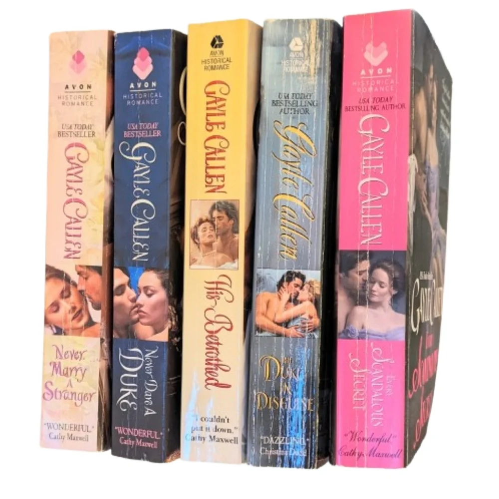 Books, Historical Romance By Gayle Callen Bundle of 5 Paperback Books